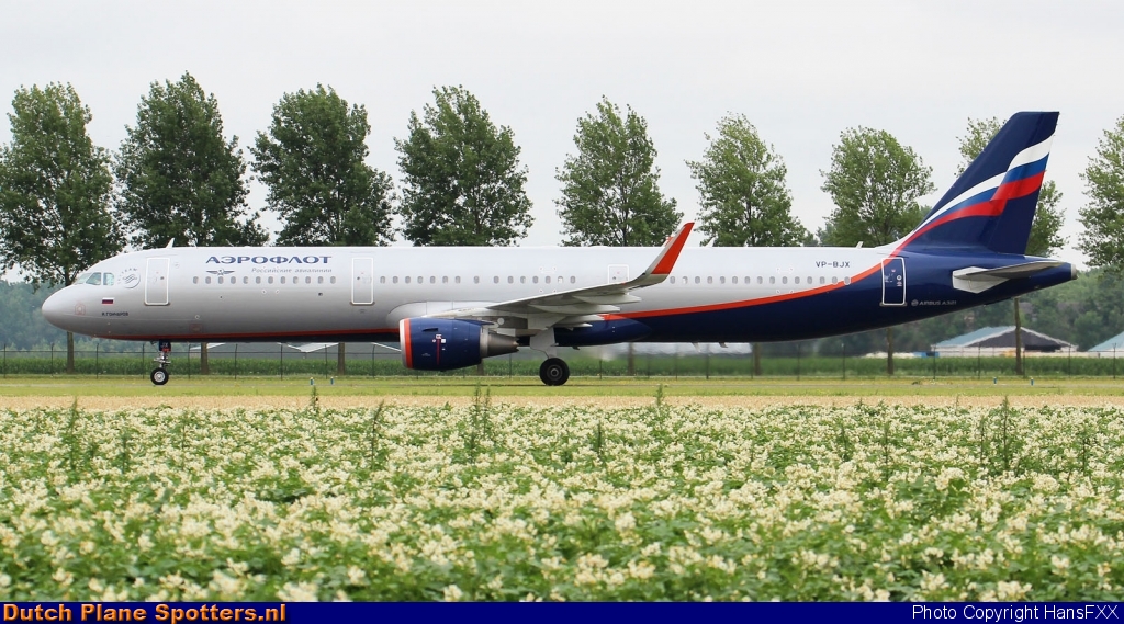 VP-BJX Airbus A321 Aeroflot - Russian Airlines by HansFXX