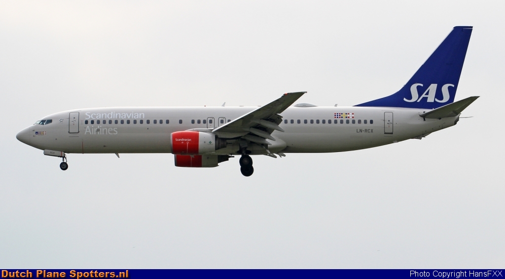 LN-RCX Boeing 737-800 SAS Scandinavian Airlines by HansFXX