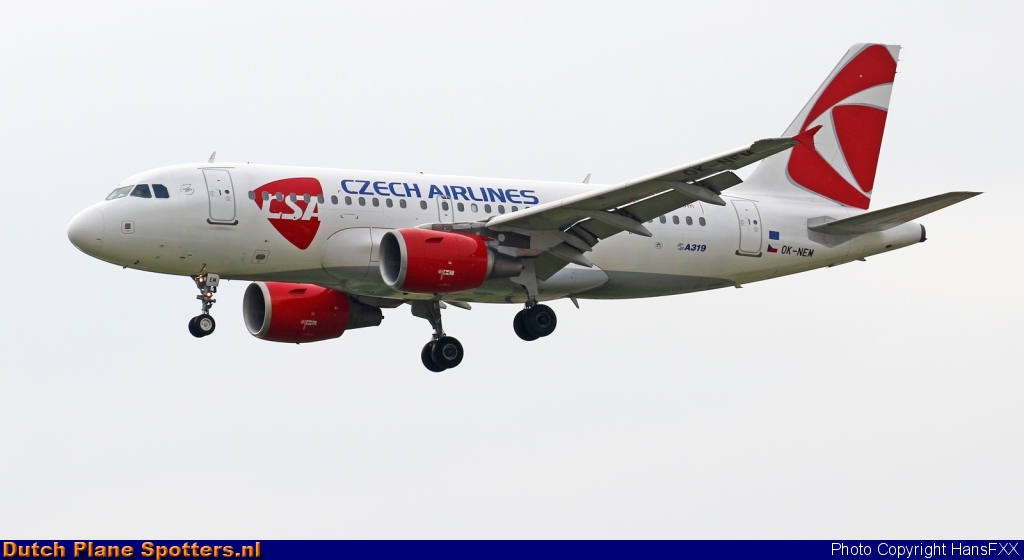 OK-NEM Airbus A319 CSA Czech Airlines by HansFXX