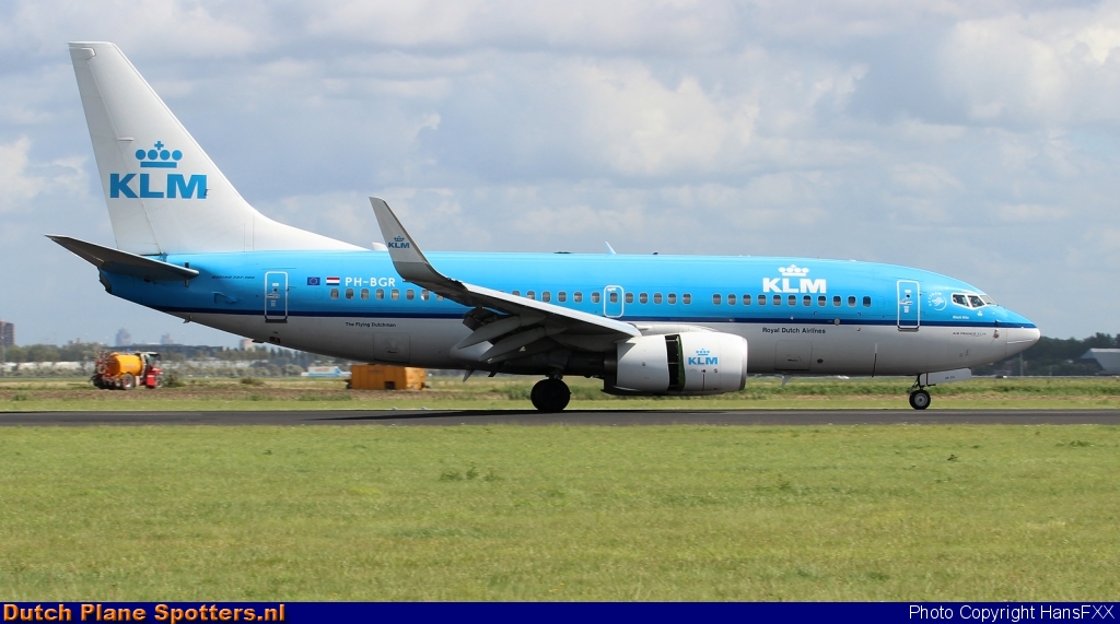 PH-BGR Boeing 737-700 KLM Royal Dutch Airlines by HansFXX