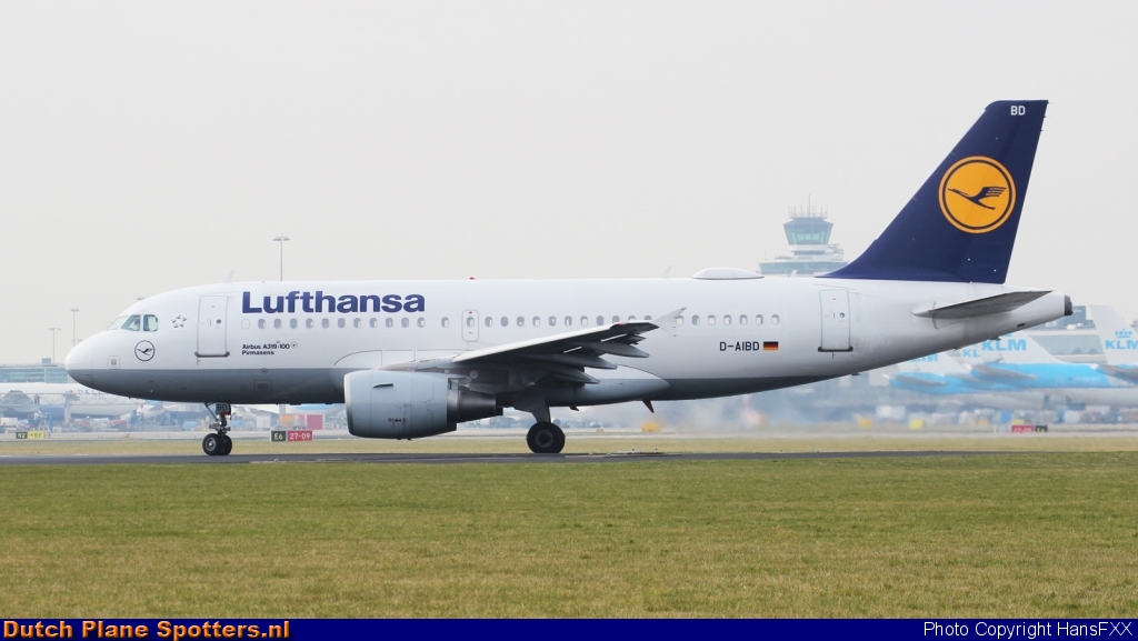 D-AIBD Airbus A319 Lufthansa by HansFXX