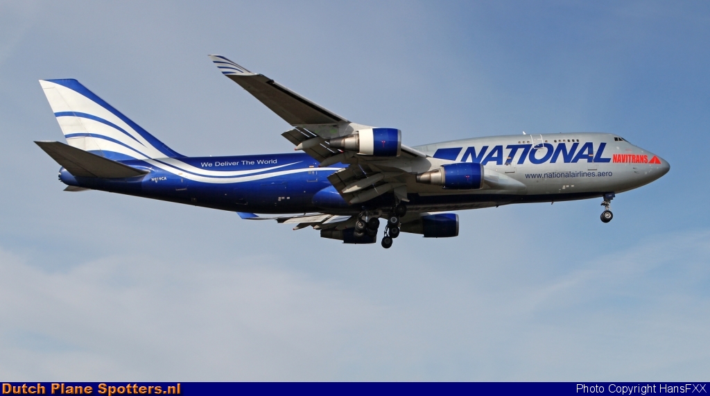 N919CA Boeing 747-400 National Airlines by HansFXX