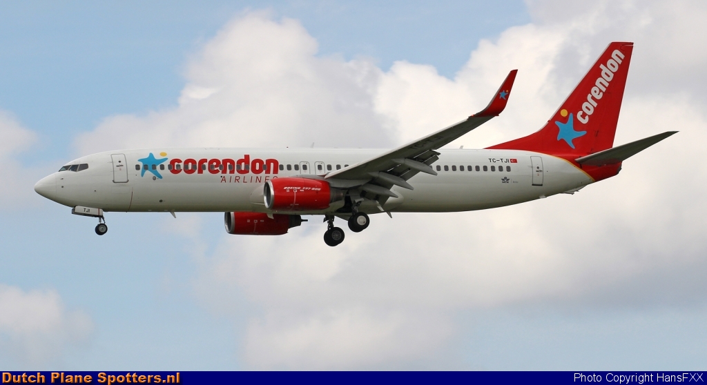 TC-TJI Boeing 737-800 Corendon Airlines by HansFXX
