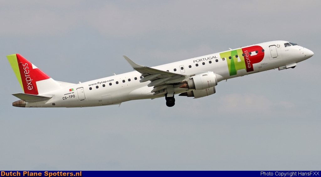 CS-TPO Embraer 190 PGA Portugalia Airlines (TAP Express) by HansFXX