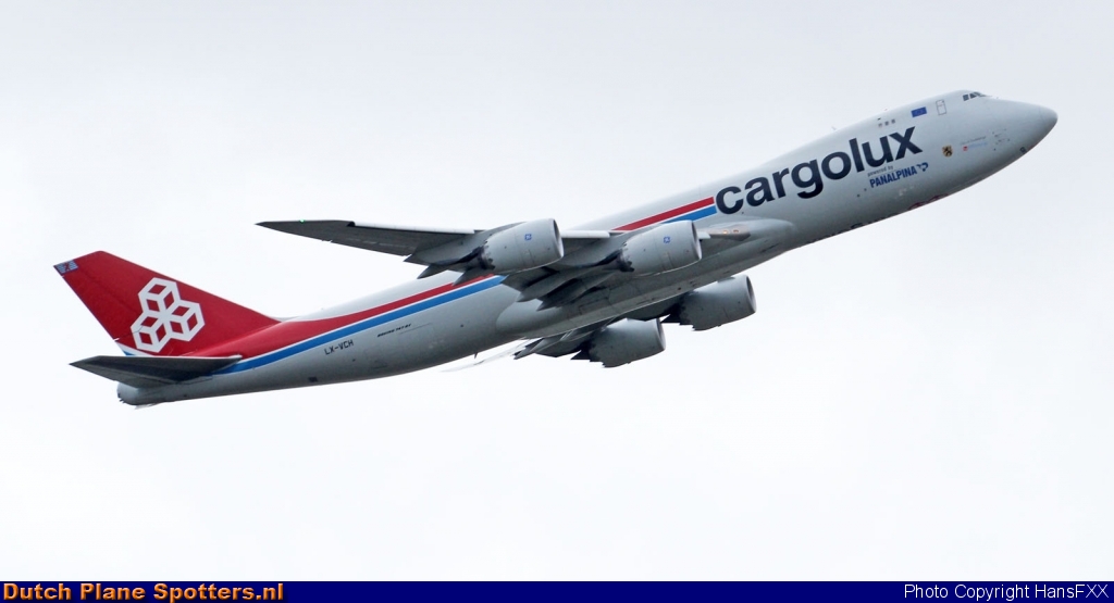 LX-VCH Boeing 747-8 Cargolux by HansFXX