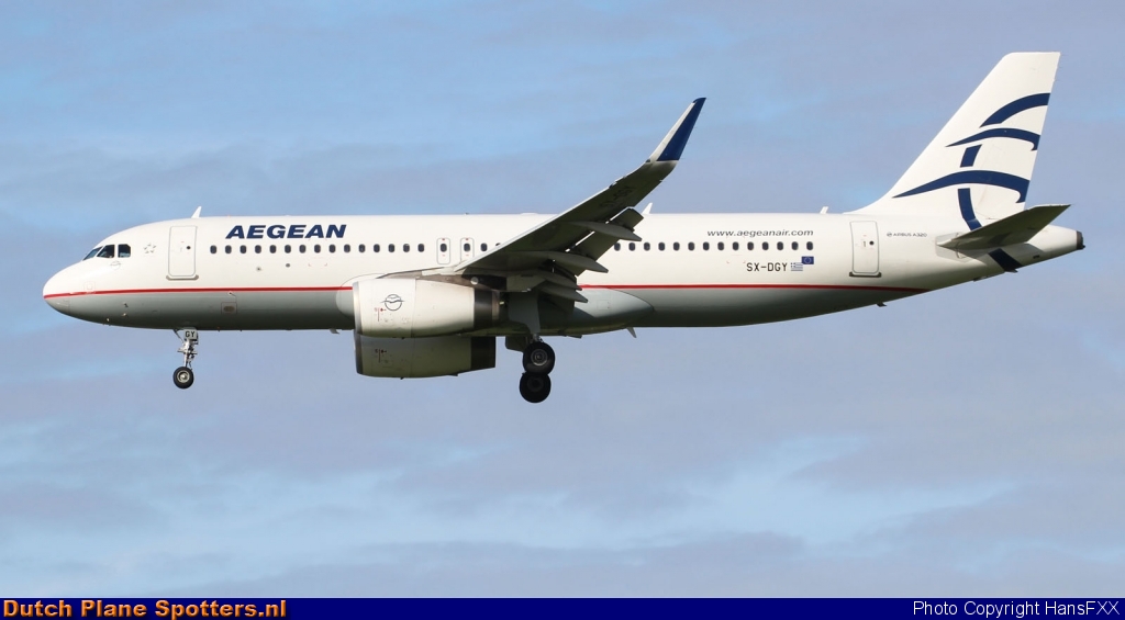 SX-DGY Airbus A320 Aegean Airlines by HansFXX