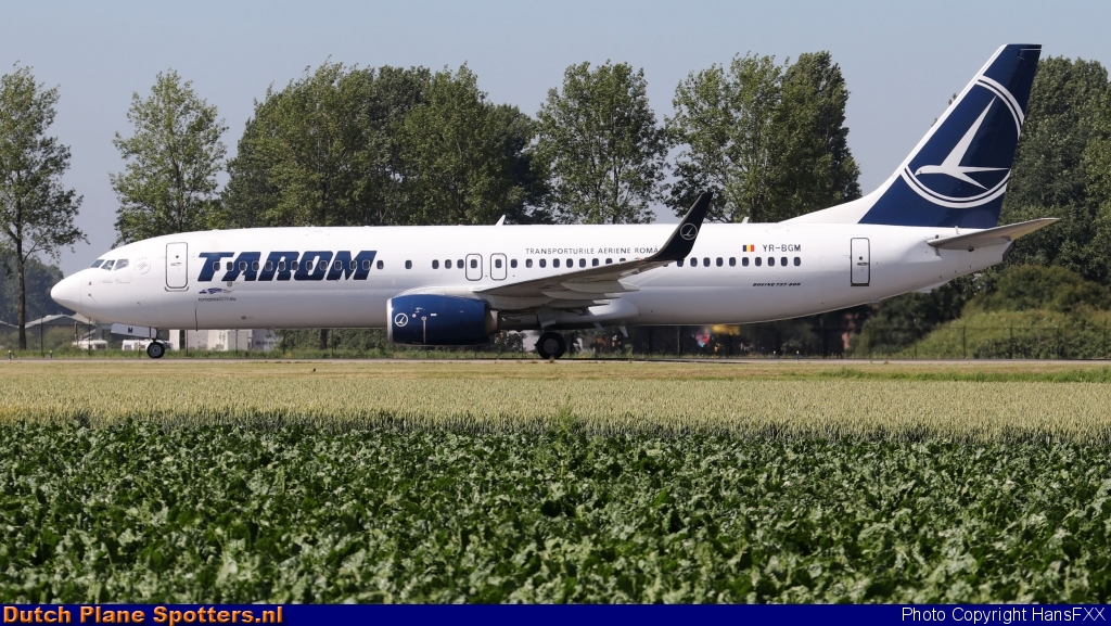 YR-BGM Boeing 737-800 TAROM by HansFXX