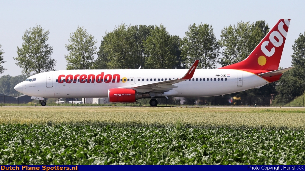PH-CDE Boeing 737-800 Corendon Airlines by HansFXX