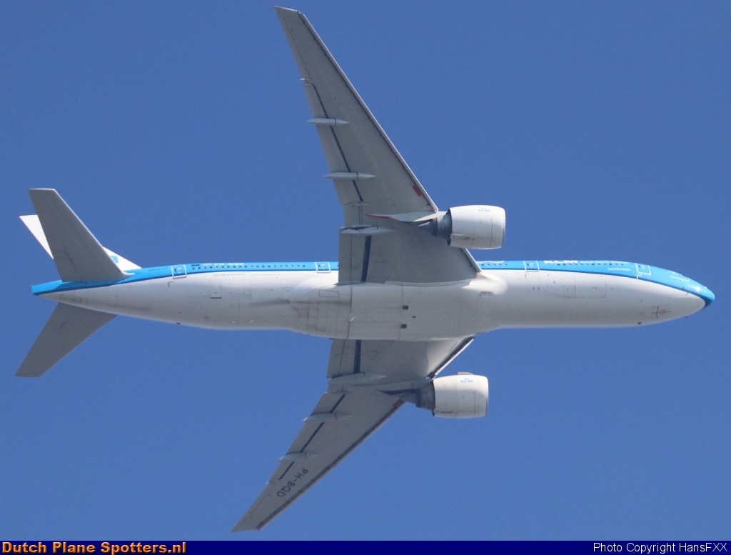PH-BQD Boeing 777-200 KLM Royal Dutch Airlines by HansFXX