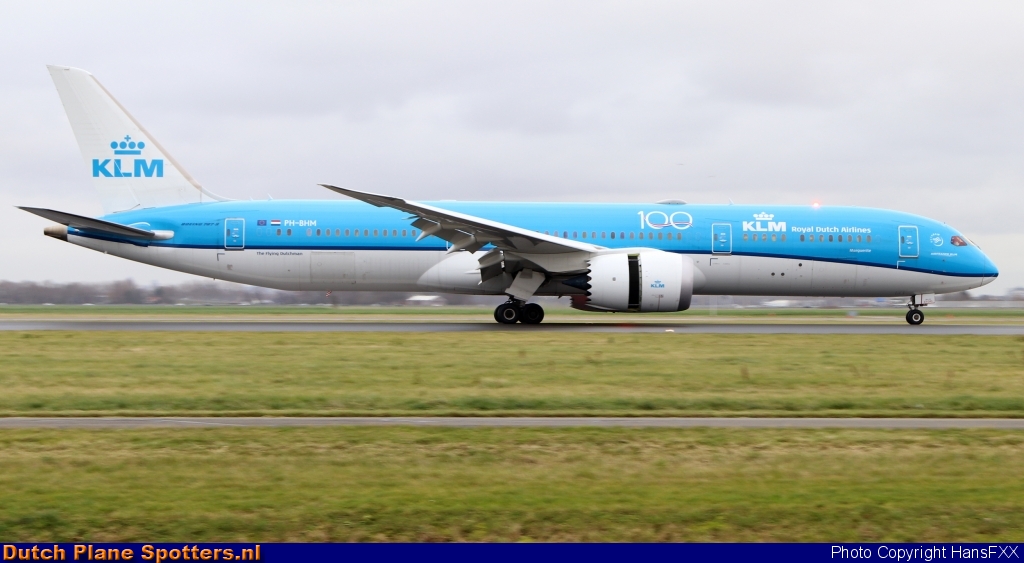 PH-BHM Boeing 787-9 Dreamliner KLM Royal Dutch Airlines by HansFXX