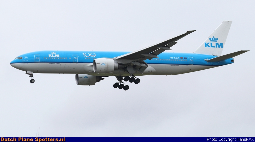 PH-BQP Boeing 777-200 KLM Royal Dutch Airlines by HansFXX