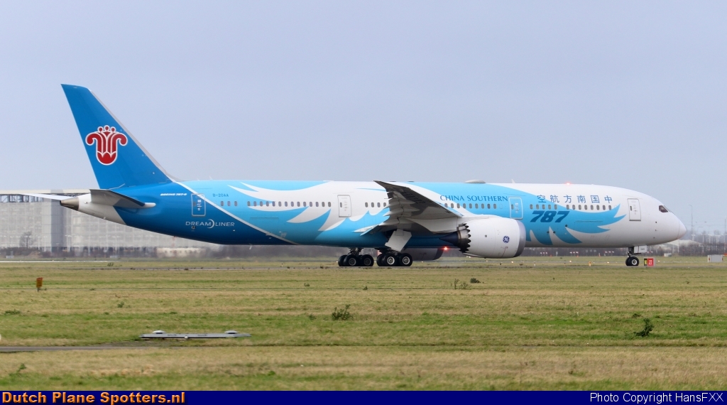 B-20AA Boeing 787-9 Dreamliner China Southern by HansFXX