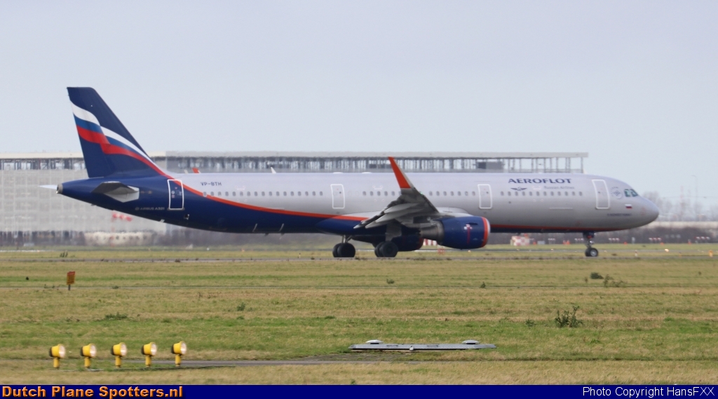 VP-BTH Airbus A321 Aeroflot - Russian Airlines by HansFXX