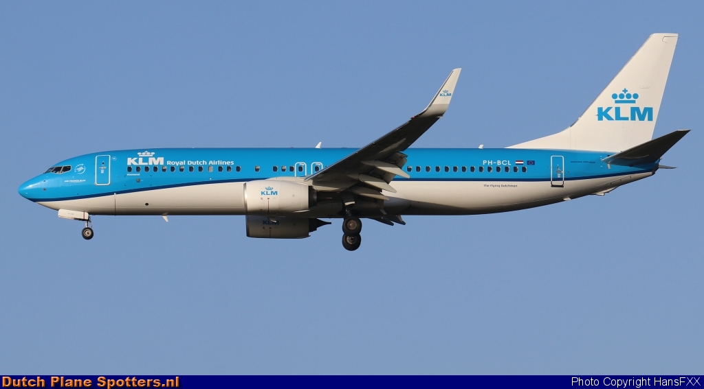 PH-BCL Boeing 737-800 KLM Royal Dutch Airlines by HansFXX