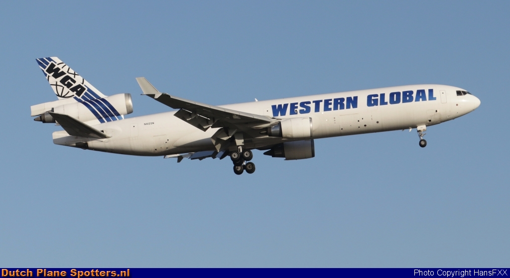 N412SN McDonnell Douglas MD-11 Western Global Airlines by HansFXX