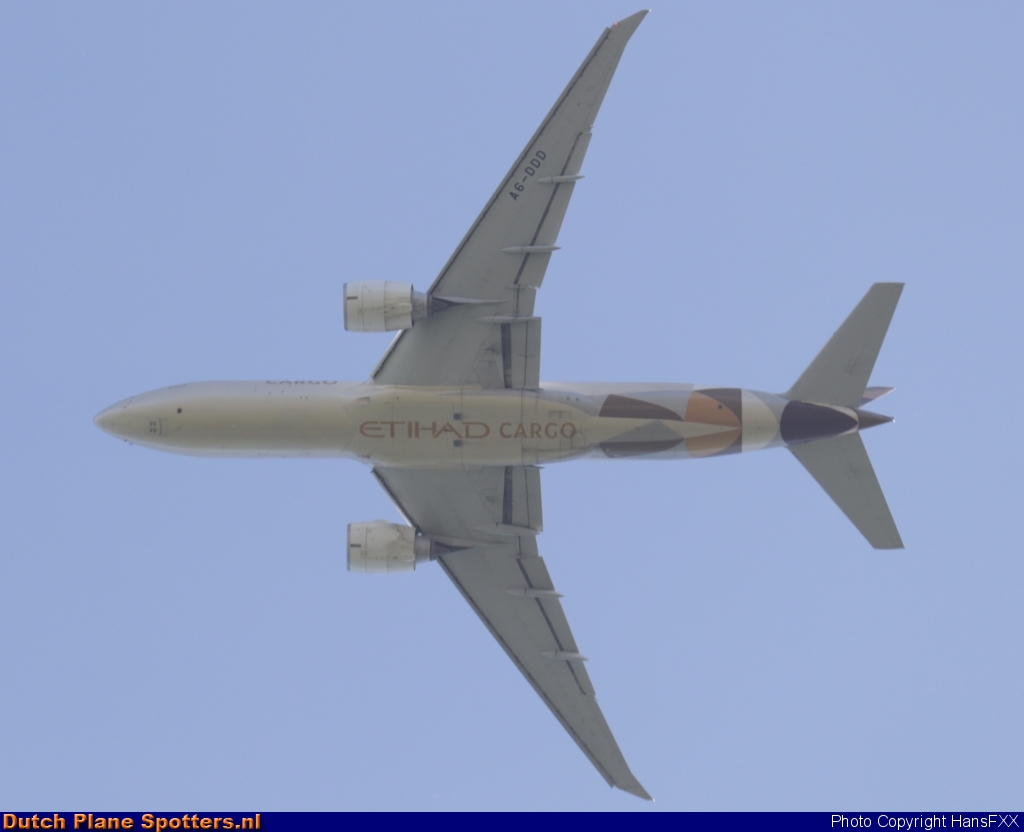 A6-DDD Boeing 777-F Etihad Cargo by HansFXX