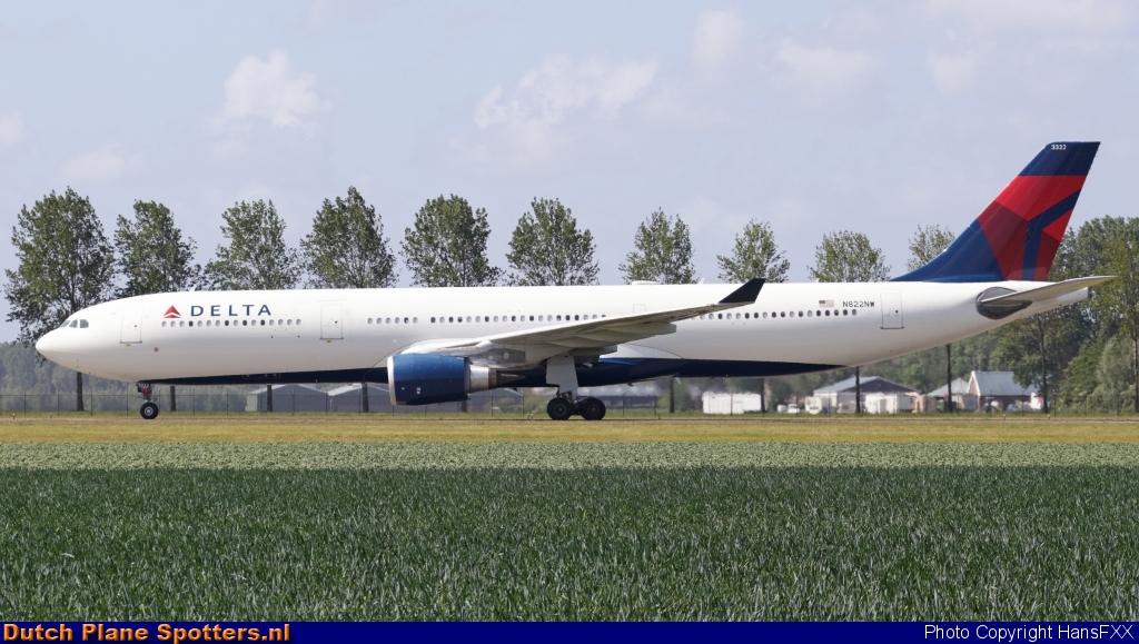 N822NW Airbus A330-300 Delta Airlines by HansFXX