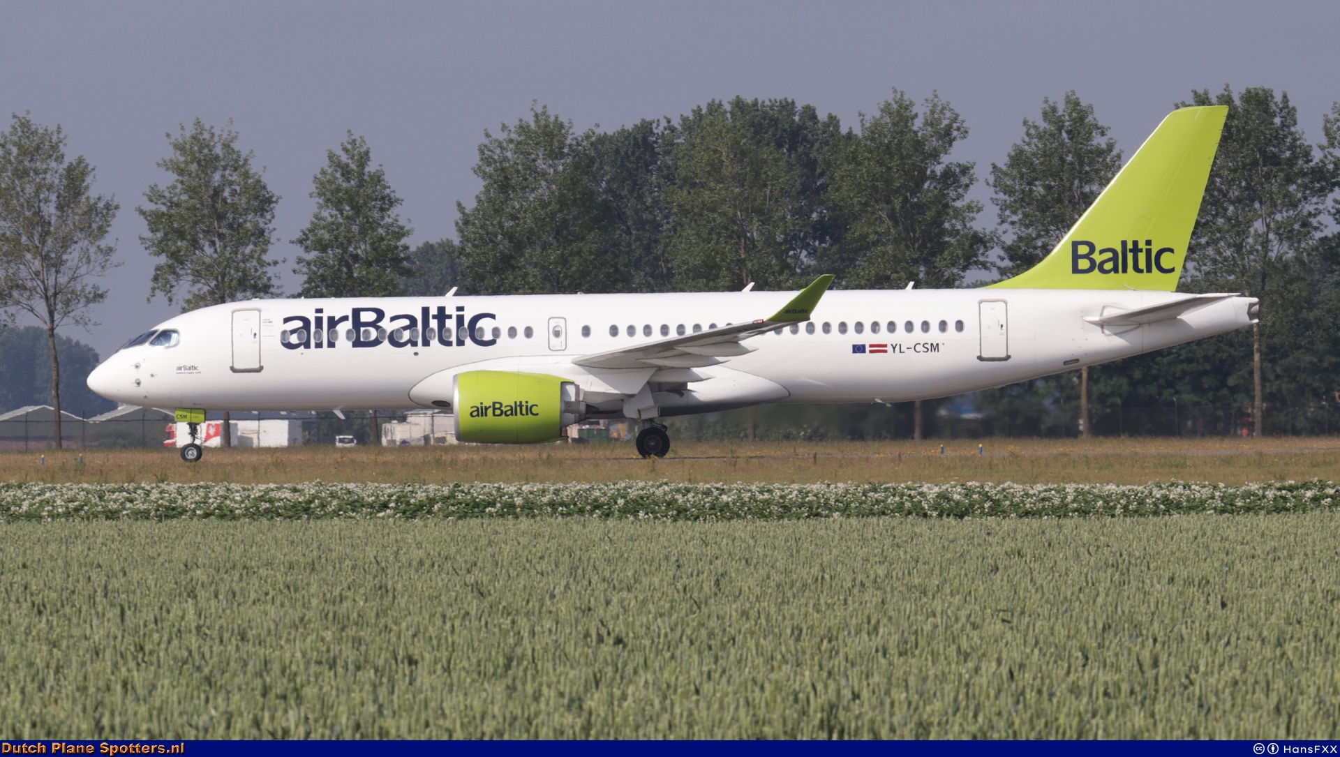 YL-CSM Airbus A220-300 Air Baltic by HansFXX
