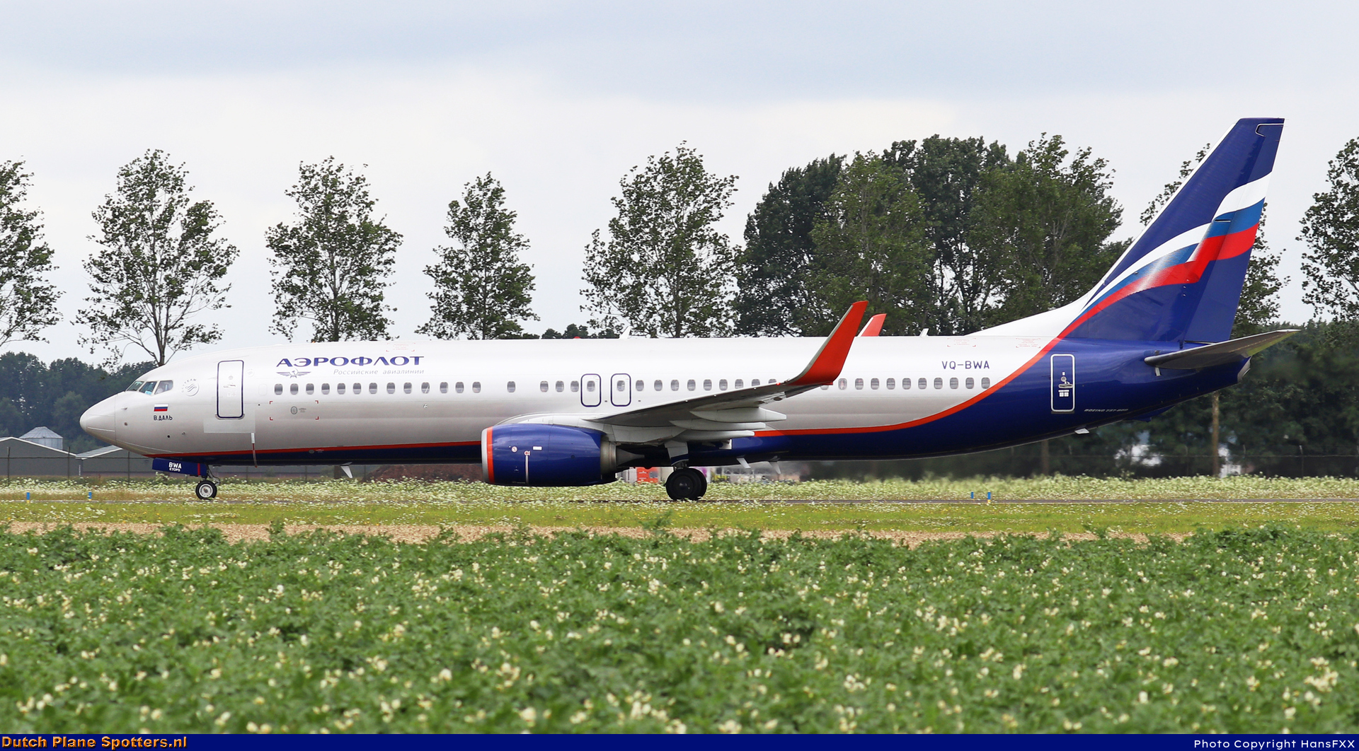 VQ-BWA Boeing 737-800 Aeroflot - Russian Airlines by HansFXX