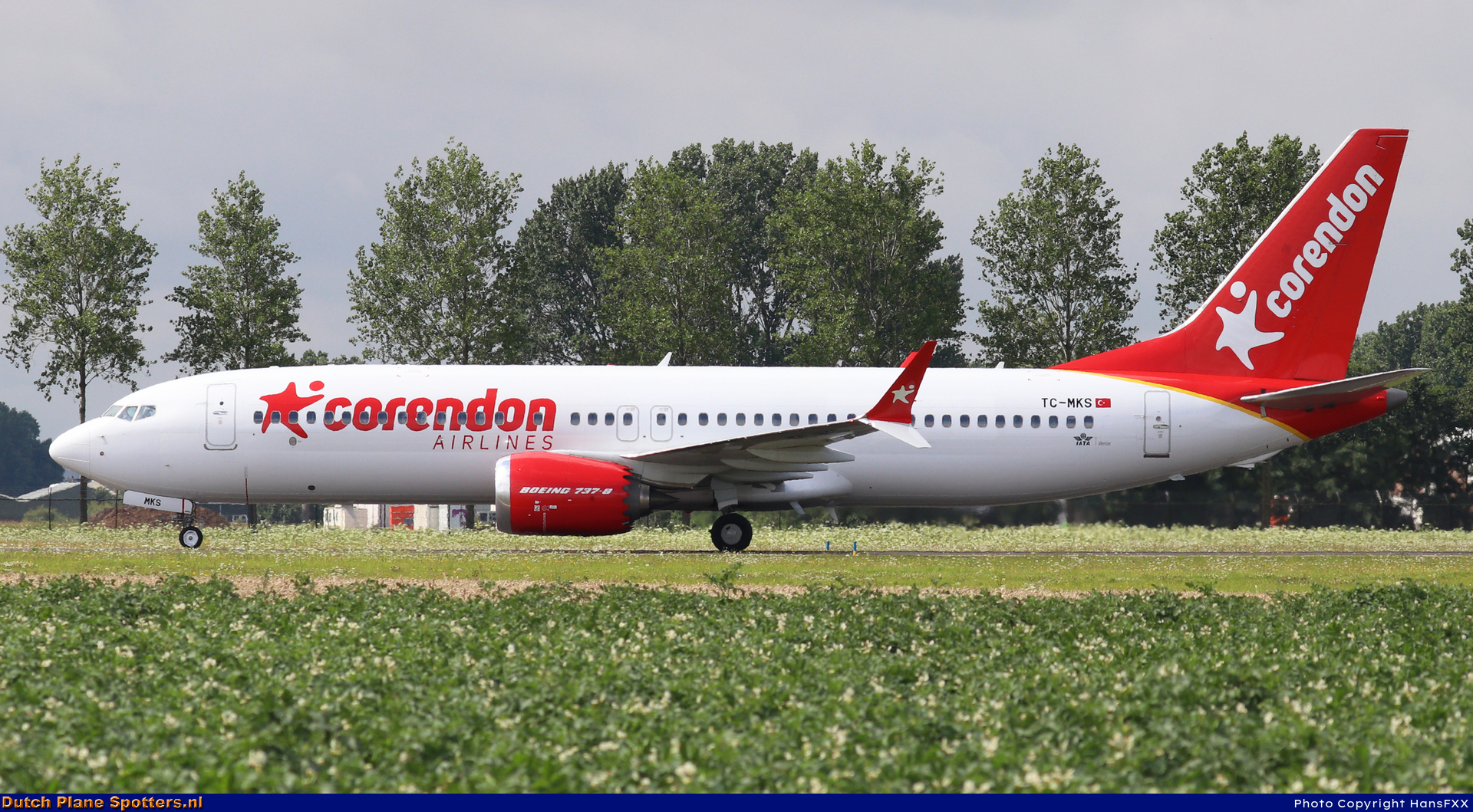 TC-MKS Boeing 737 MAX 8 Corendon Airlines by HansFXX