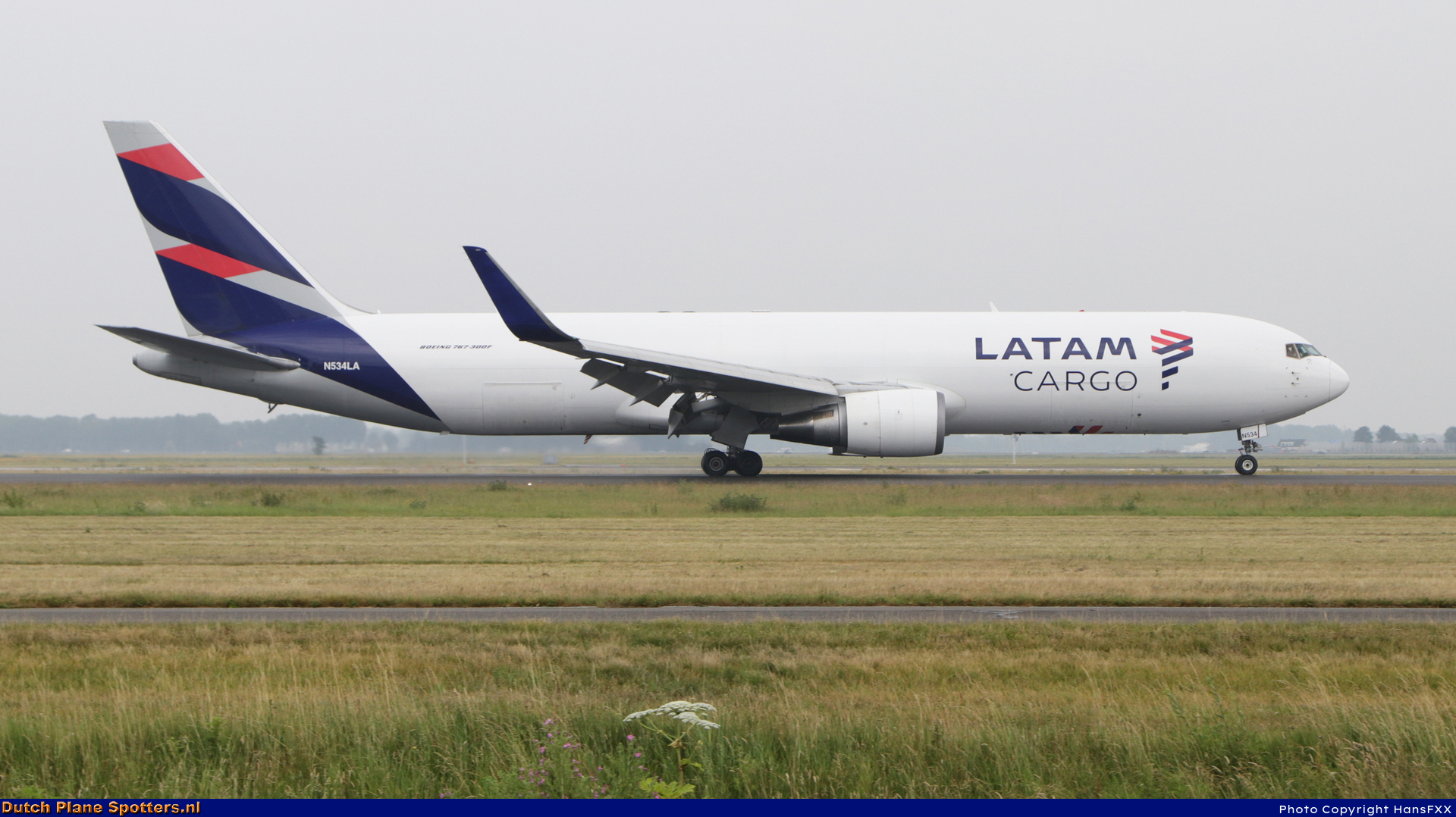 N534LA Boeing 767-300 LATAM Cargo by HansFXX