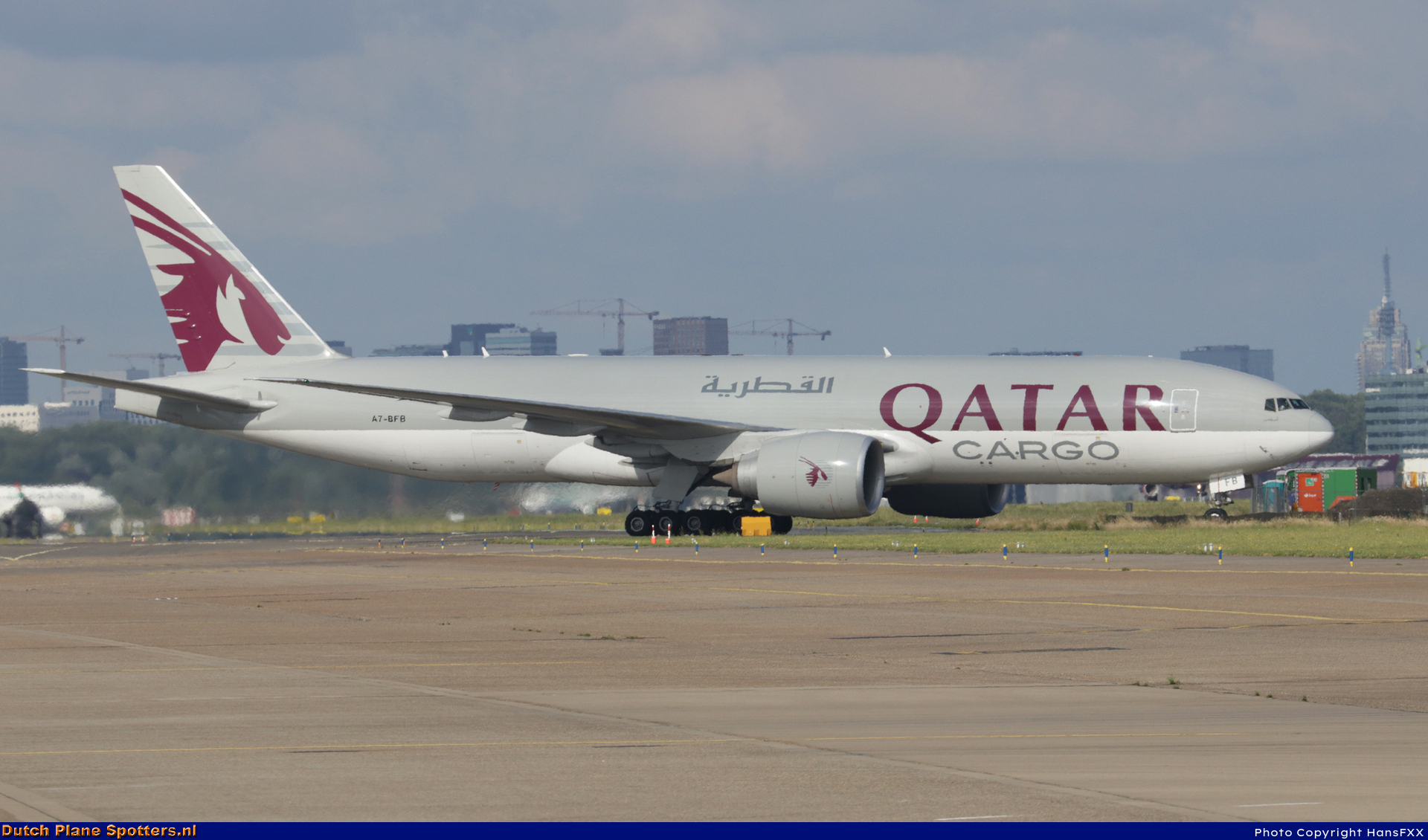 A7-BFB Boeing 777-F Qatar Airways Cargo by HansFXX