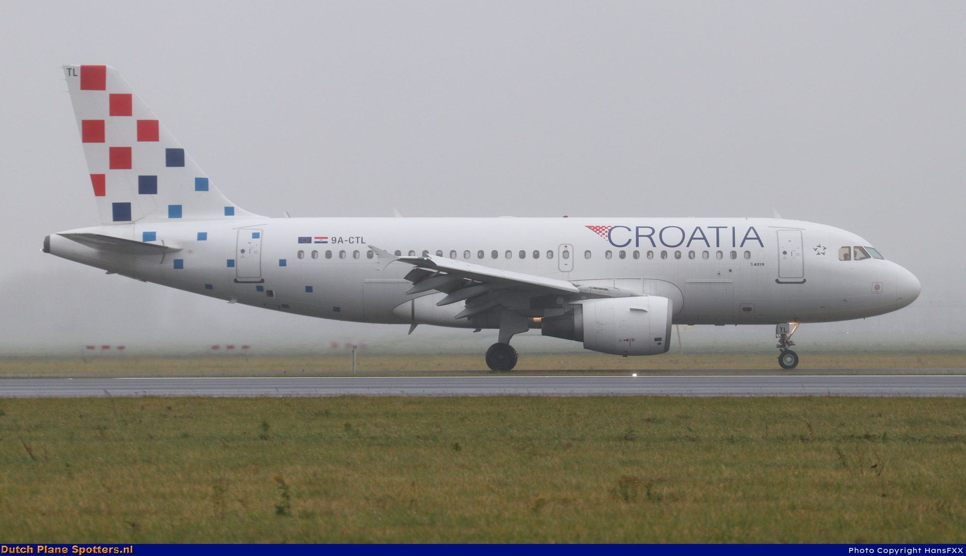 9A-CTL Airbus A319 Croatia Airlines by HansFXX