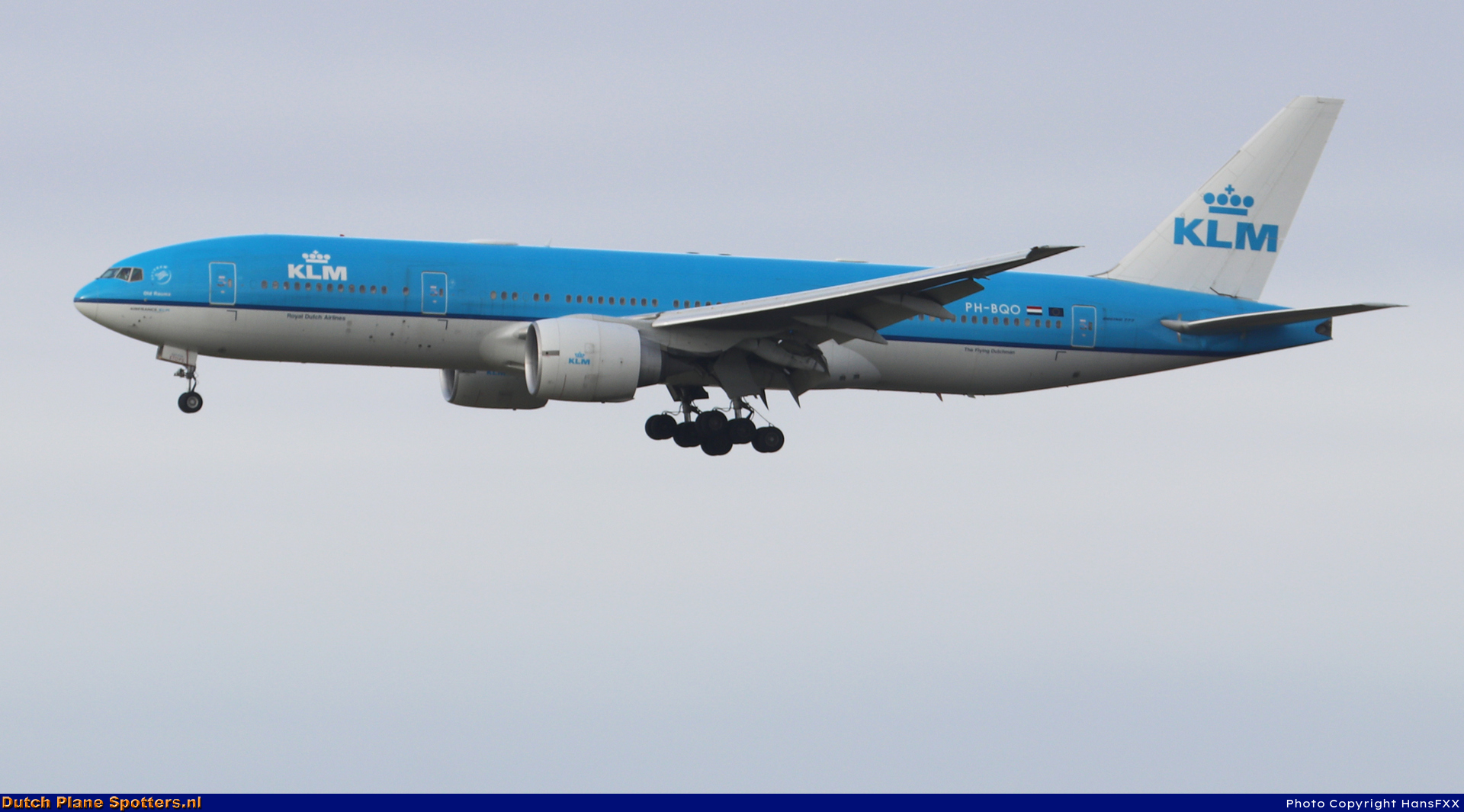 PH-BQO Boeing 777-200 KLM Royal Dutch Airlines by HansFXX