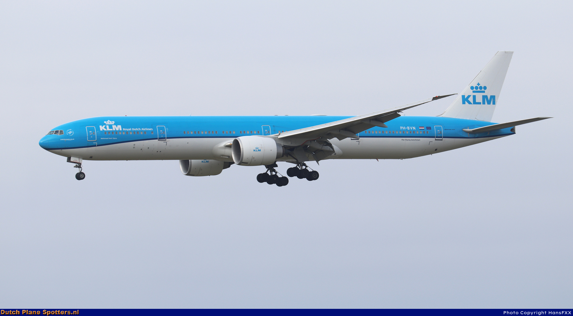 PH-BVN Boeing 777-300 KLM Royal Dutch Airlines by HansFXX