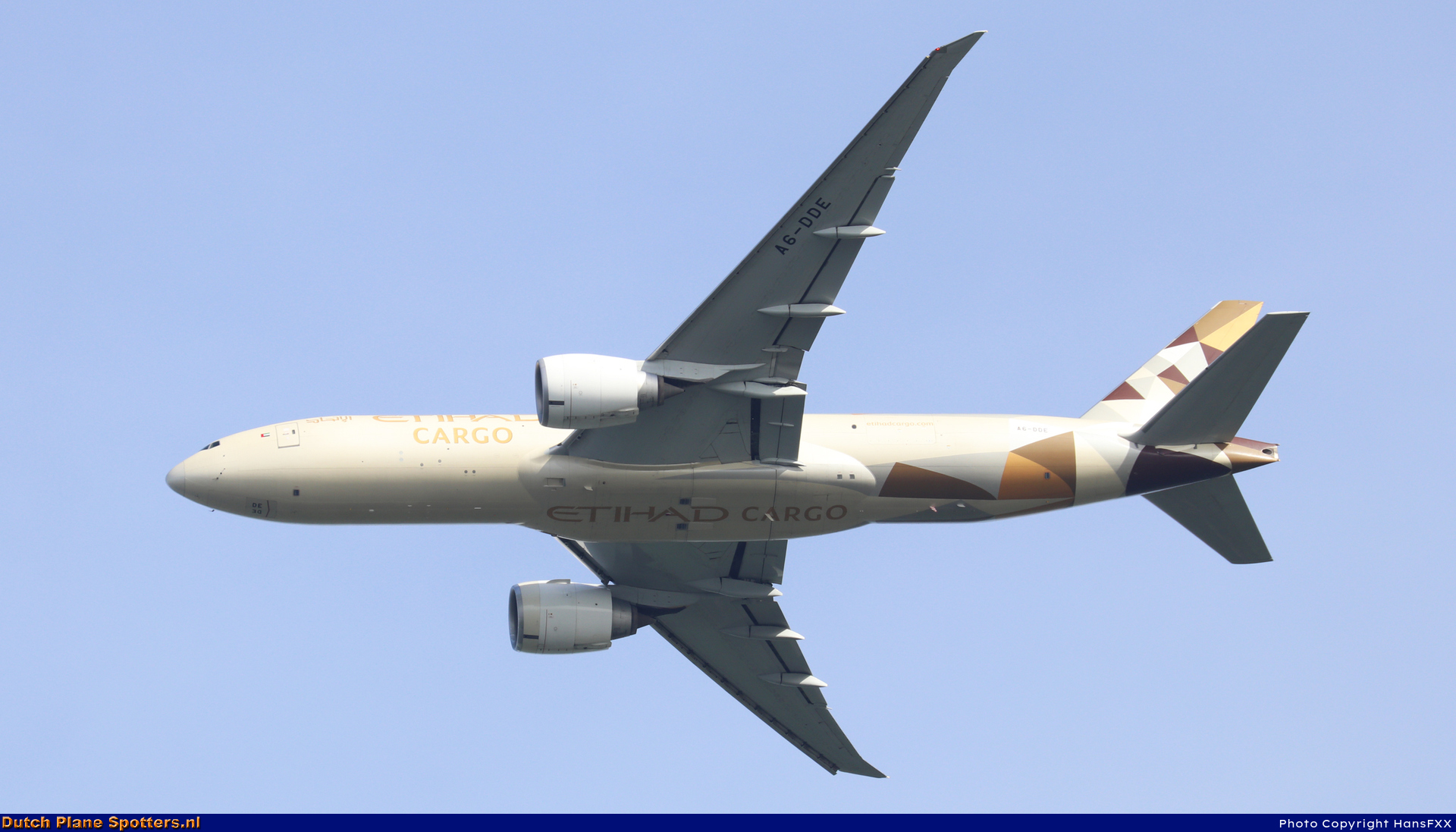 A6-DDE Boeing 777-F Etihad Cargo by HansFXX