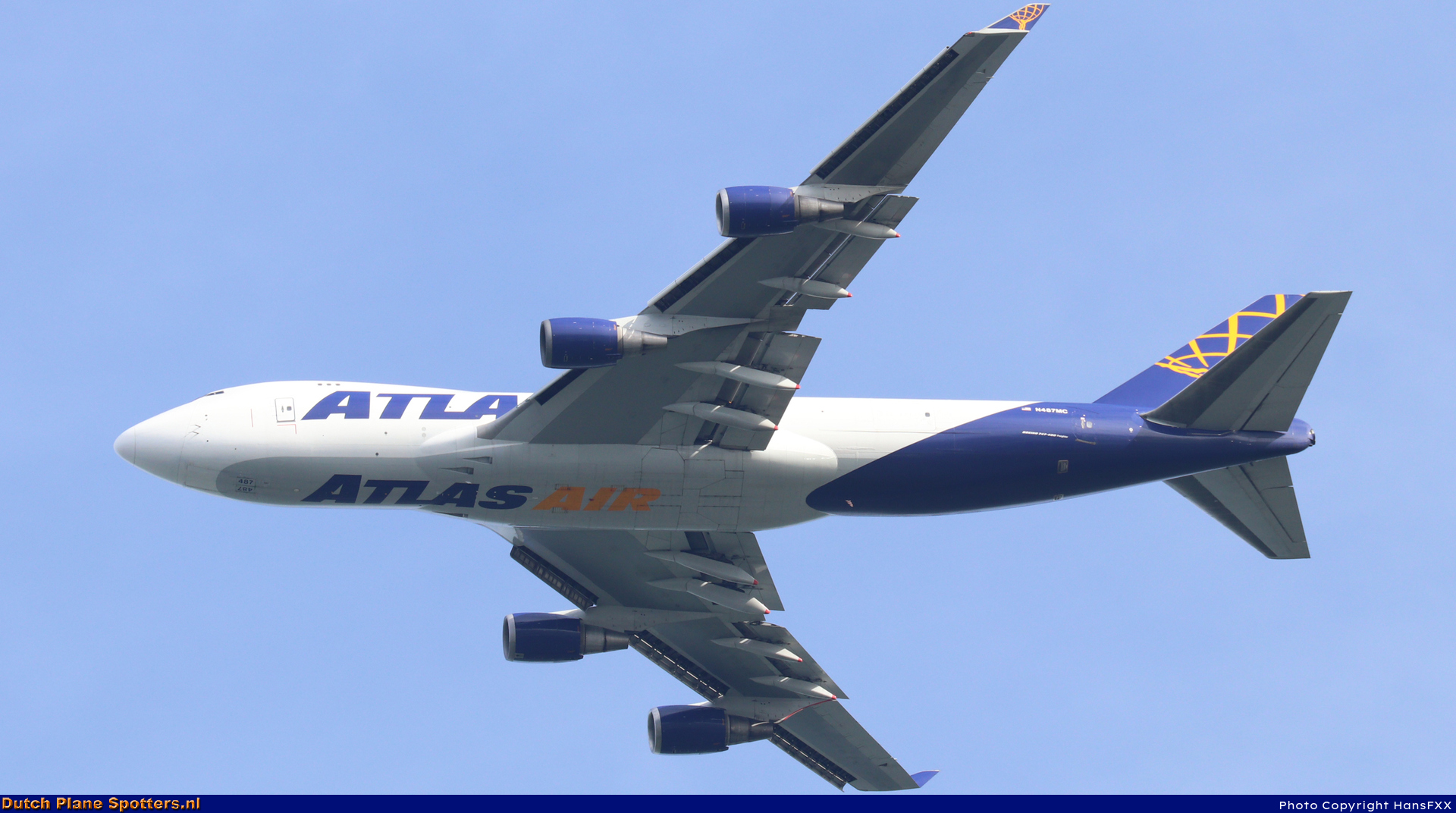 N487MC Boeing 747-400 Atlas Air by HansFXX