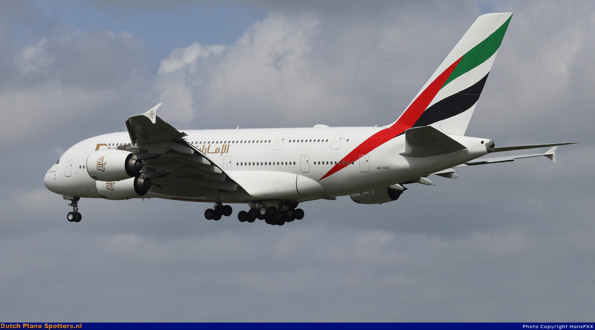 A6-EOC Airbus A380-800 Emirates by HansFXX