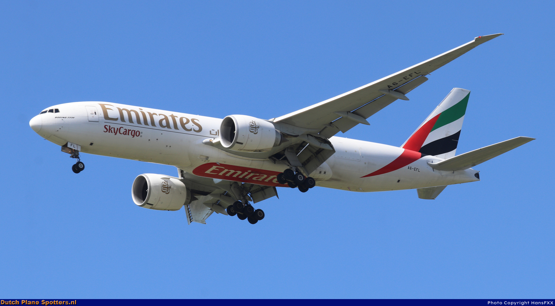 A6-EFL Boeing 777-F Emirates Sky Cargo by HansFXX