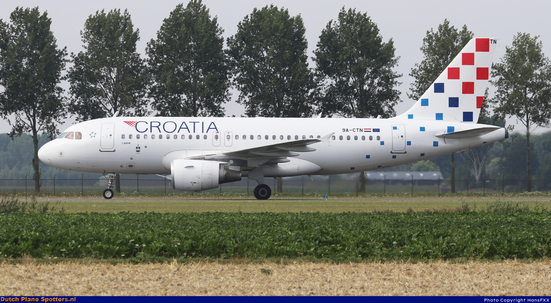 9A-CTN Airbus A319 Croatia Airlines by HansFXX