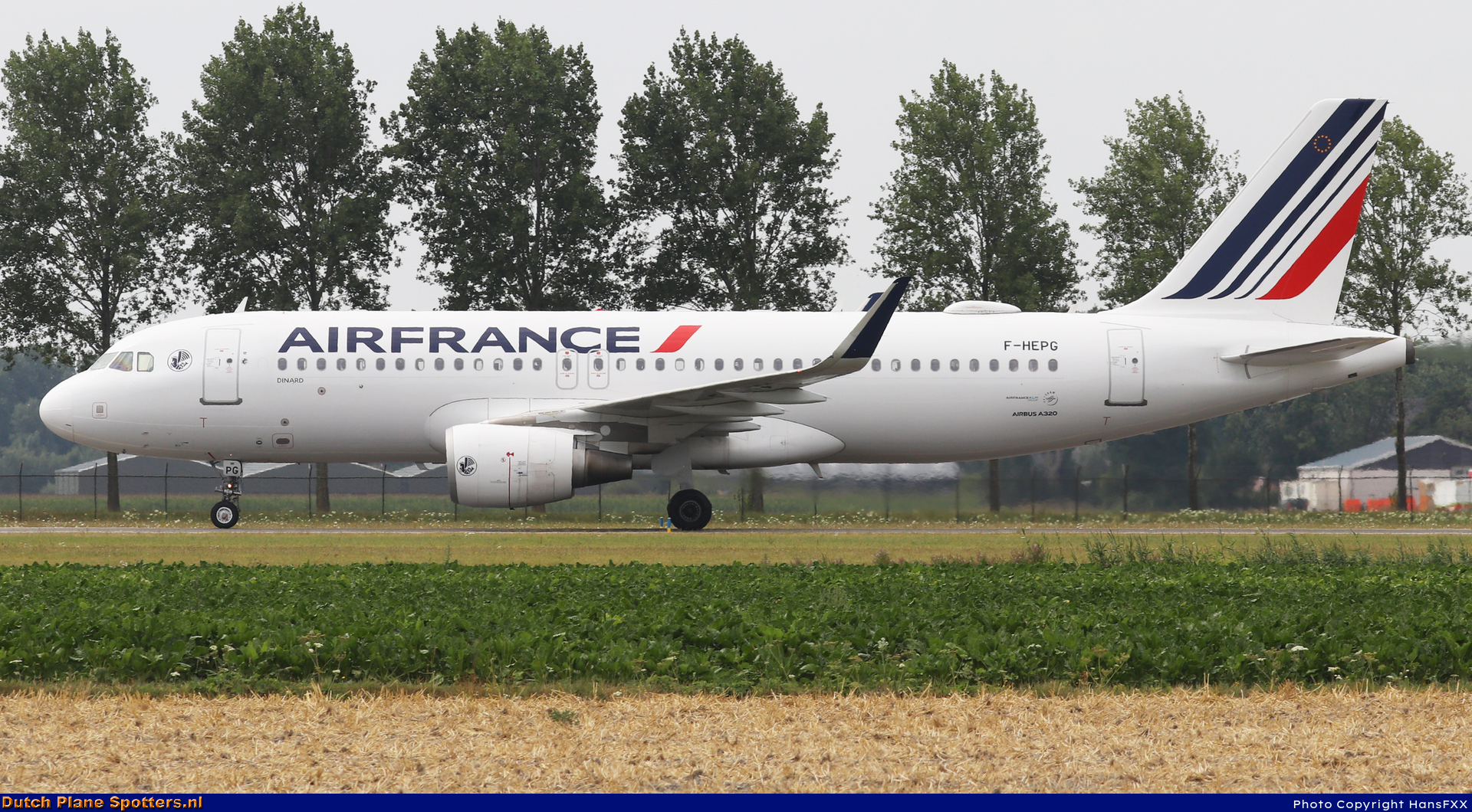 F-HEPG Airbus A320 Air France by HansFXX