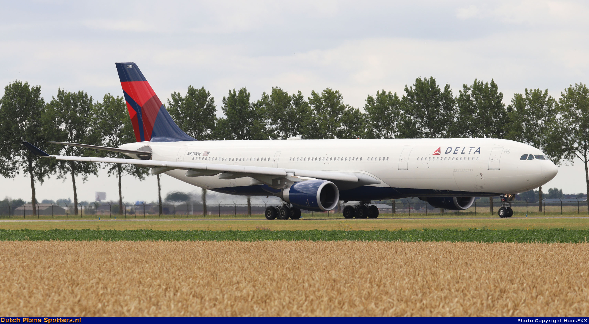 N823NW Airbus A330-300 Delta Airlines by HansFXX