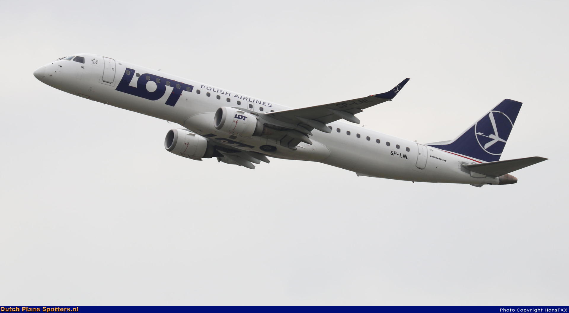 SP-LNL Embraer 195 LOT Polish Airlines by HansFXX