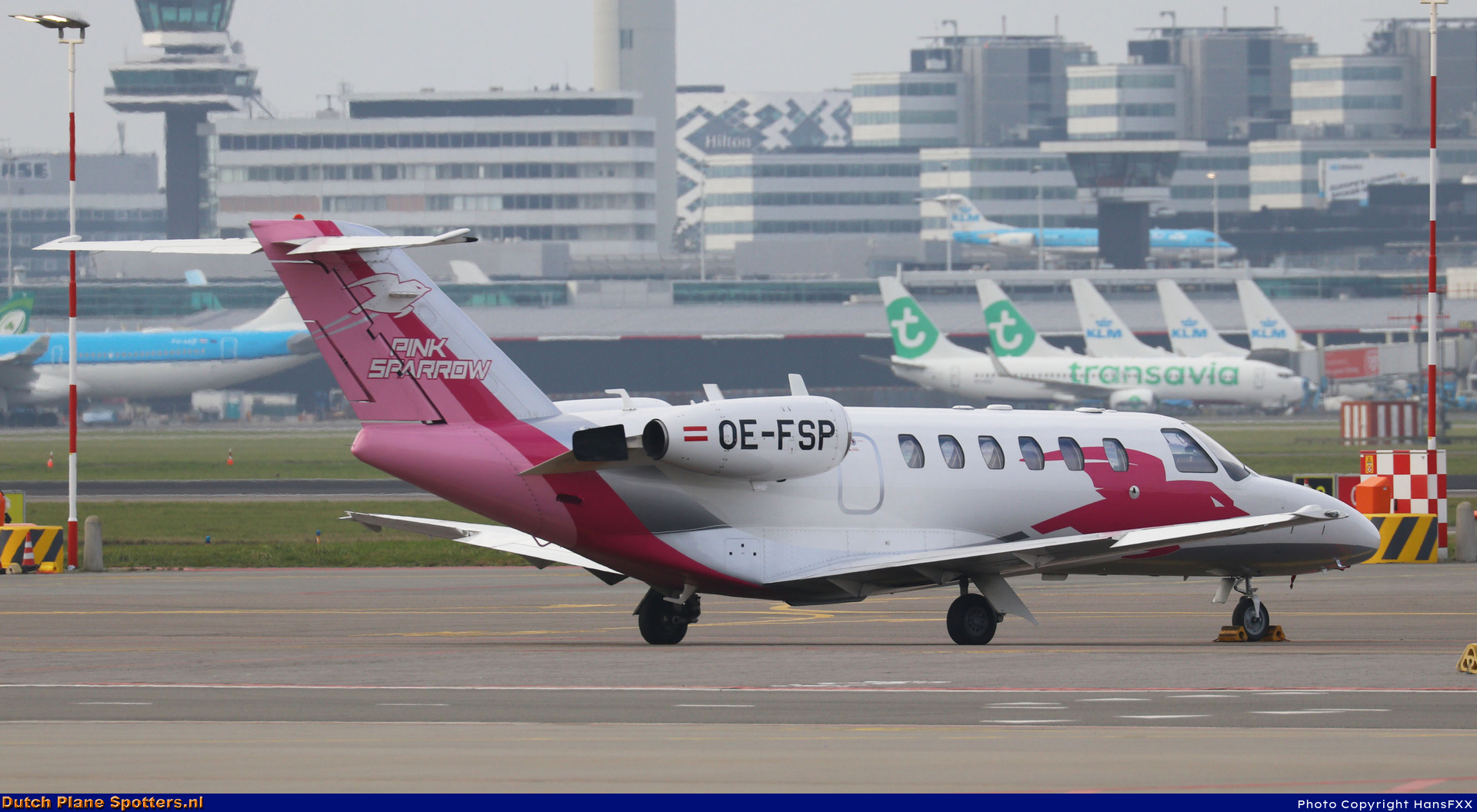 OE-FSP Cessna 525A CitationJet CJ2 Pink Sparrow by HansFXX