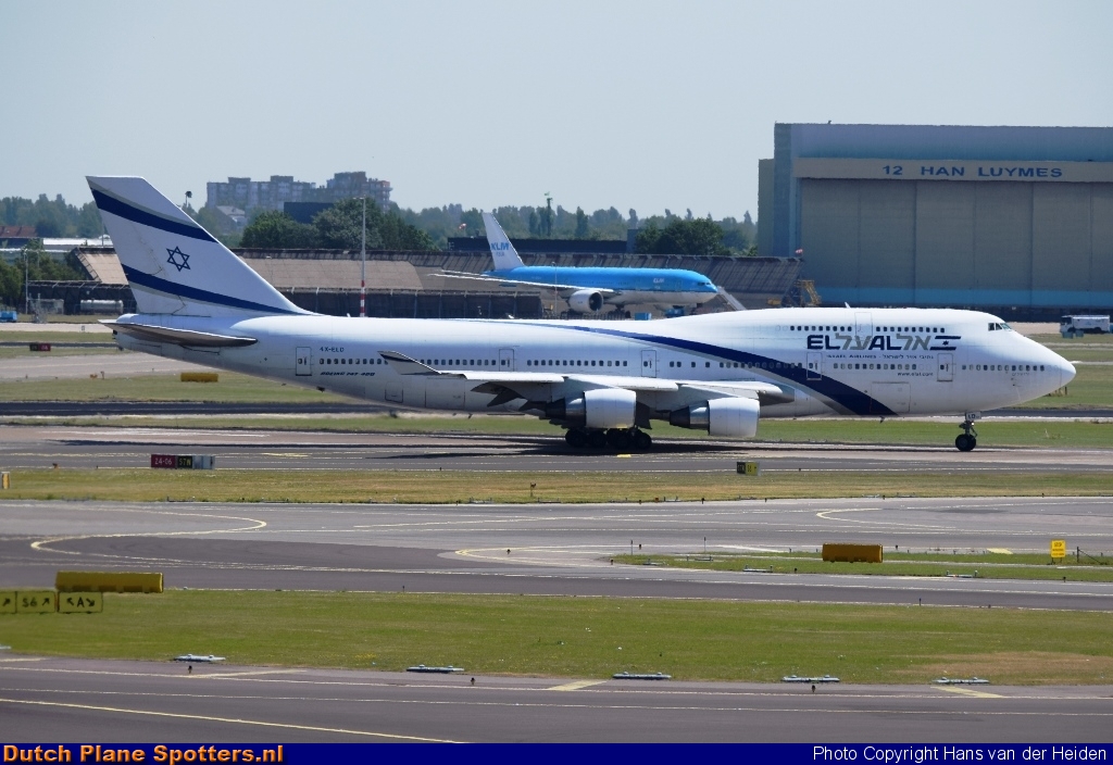 4X-ELD Boeing 747-400 El Al Israel Airlines by Hans van der Heiden