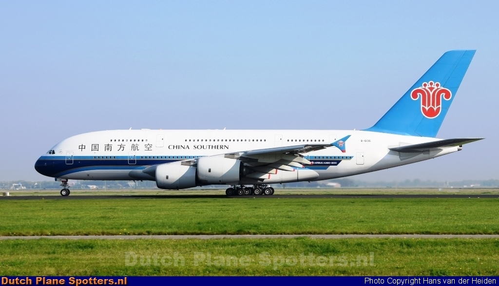 B-6136 Airbus A380-800 China Southern by Hans van der Heiden