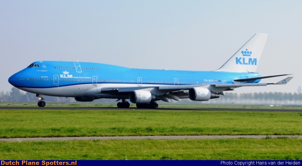 PH-BFV Boeing 747-400 KLM Royal Dutch Airlines by Hans van der Heiden
