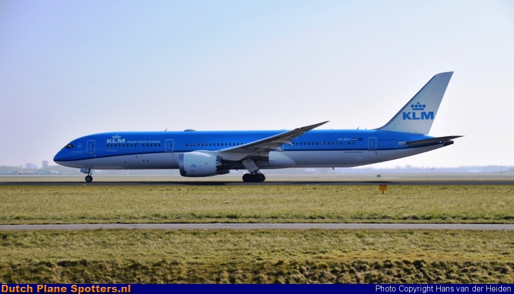 PH-BHC Boeing 787-9 Dreamliner KLM Royal Dutch Airlines by Hans van der Heiden