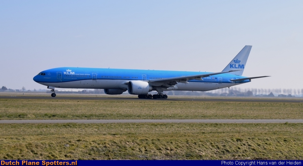 PH-BVA Boeing 777-300 KLM Royal Dutch Airlines by Hans van der Heiden