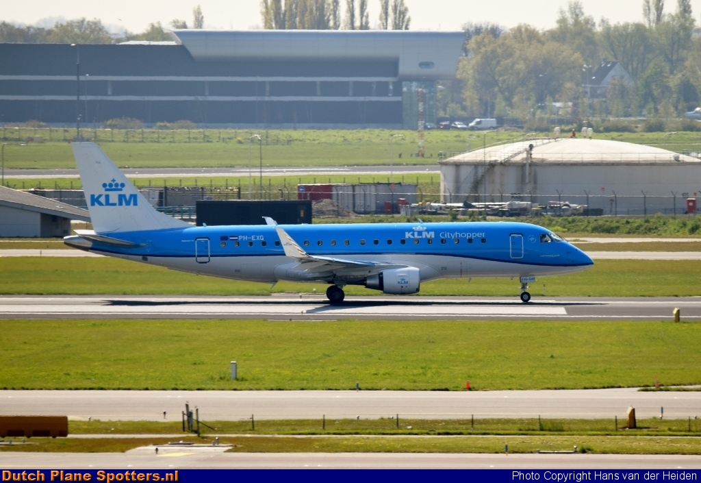 PH-EXG Embraer 175 KLM Cityhopper by Hans van der Heiden