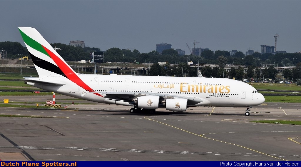 A6-EUD Airbus A380-800 Emirates by Hans van der Heiden