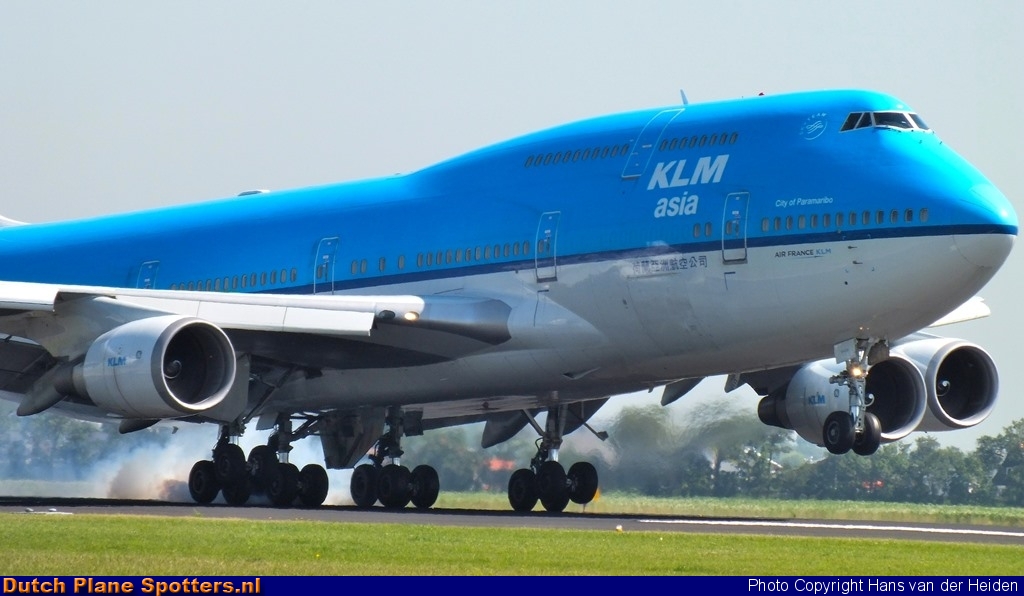 PH-BFP Boeing 747-400 KLM Asia by Hans van der Heiden