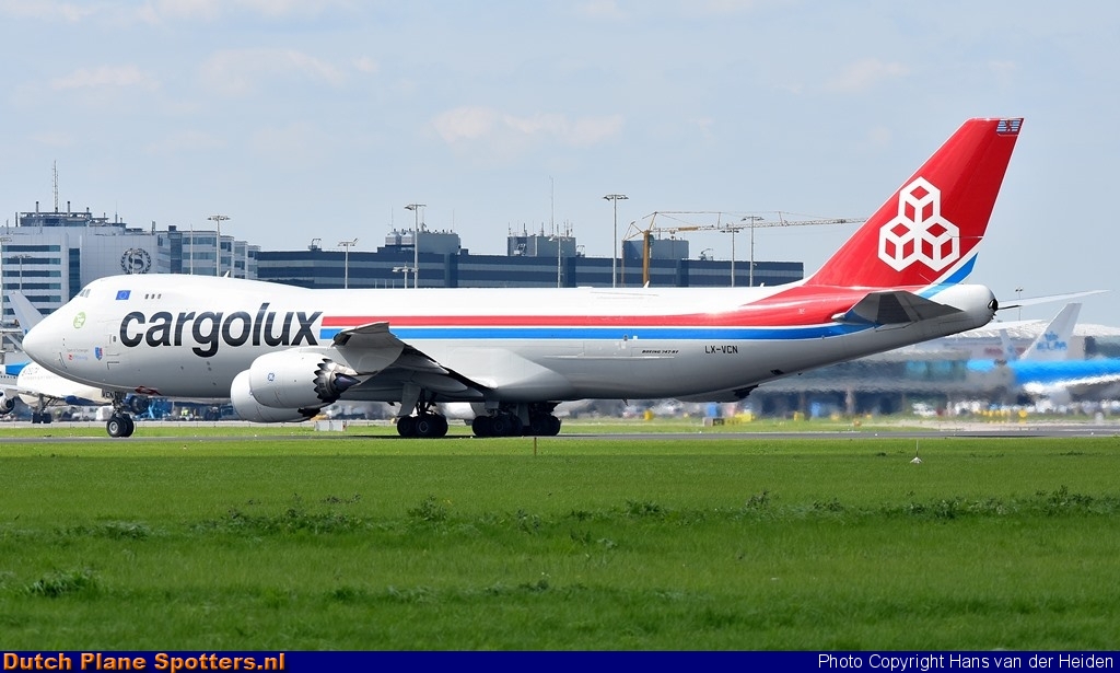 LX-VCN Boeing 747-8 Cargolux by Hans van der Heiden