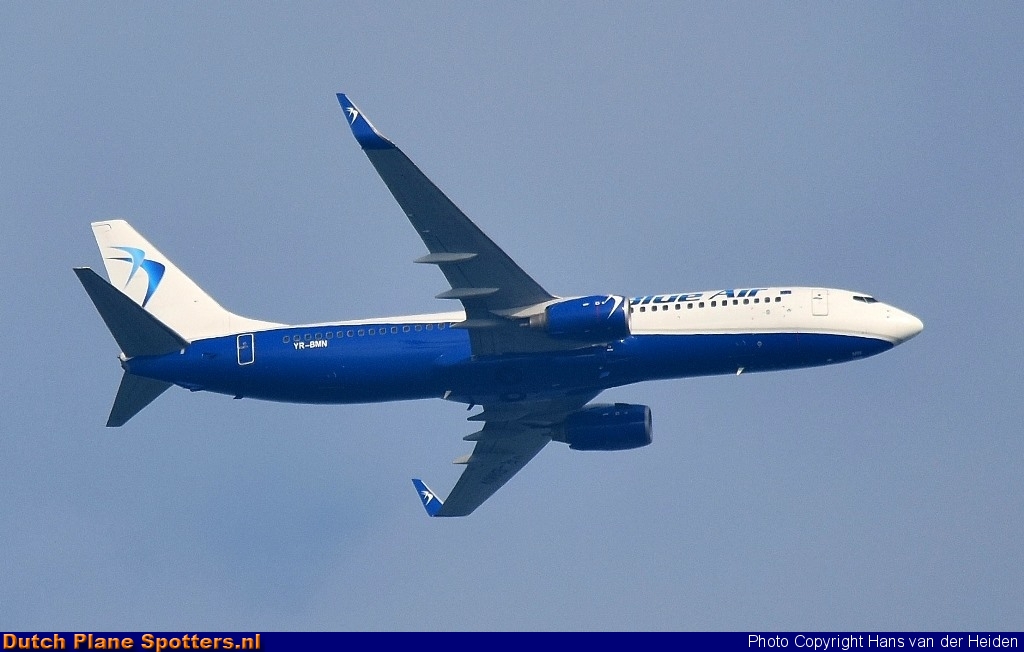 YR-BMN Boeing 737-800 Blue Air by Hans van der Heiden