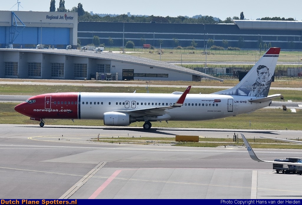 LN-DYQ Boeing 737-800 Norwegian Air Shuttle by Hans van der Heiden