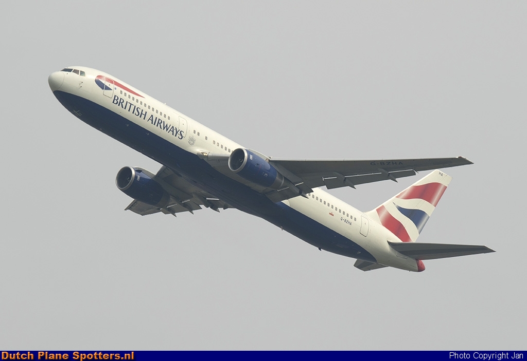 G-BZHA Boeing 767-300 British Airways by Jan